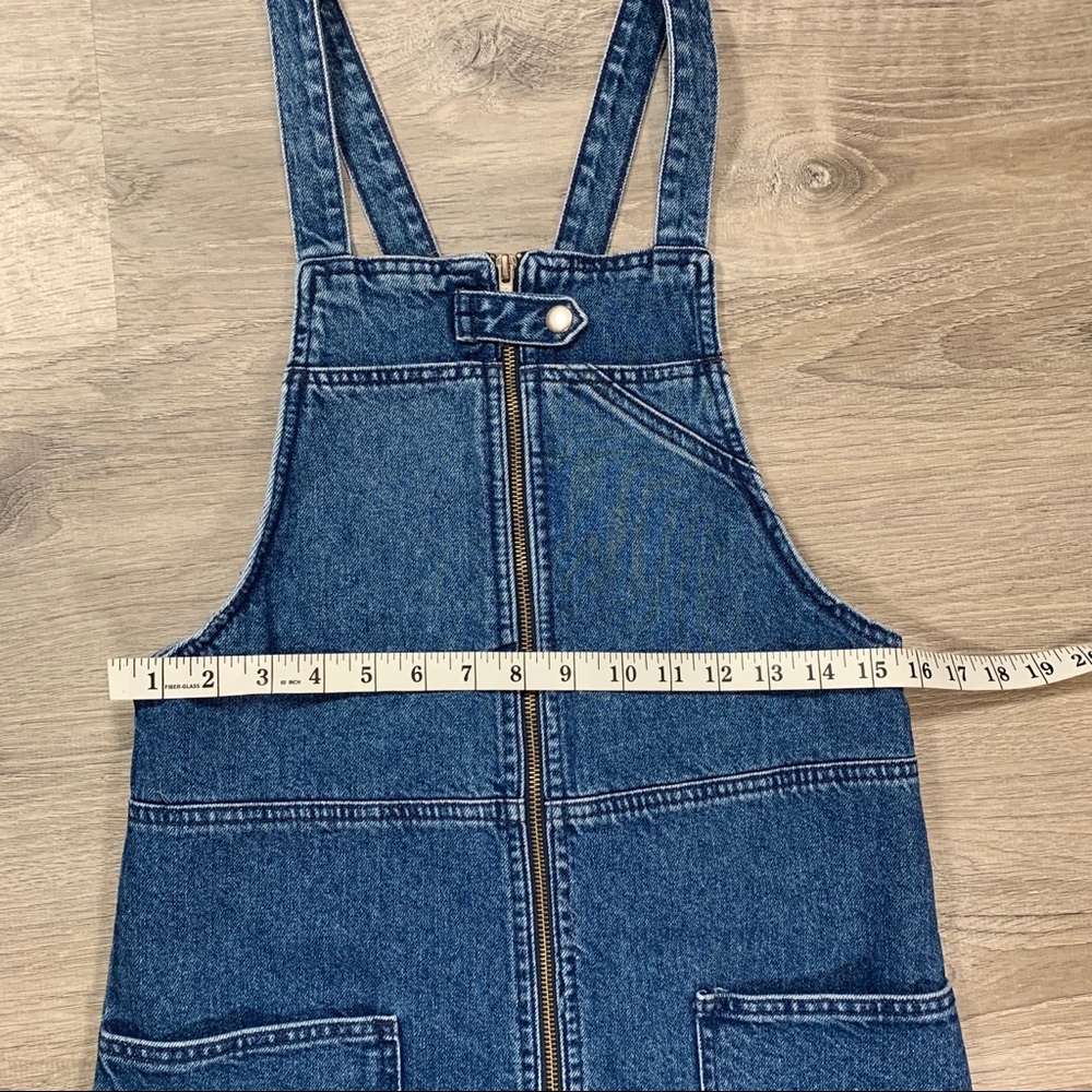 Top shop women’s denim overall dress - Picture 4 of 6